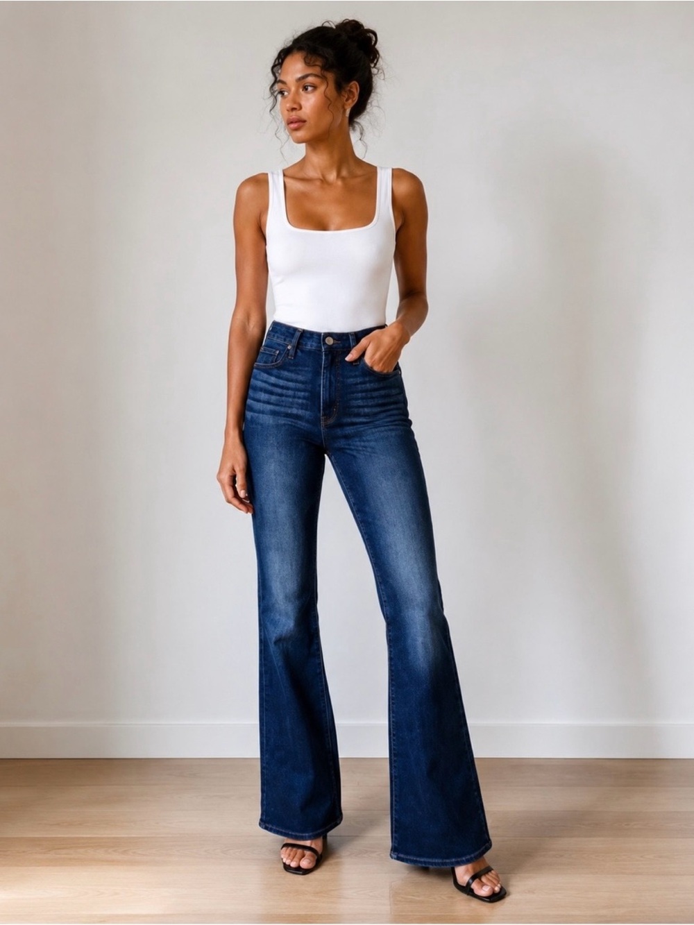Hudson Holly High Rise Flare Jeans